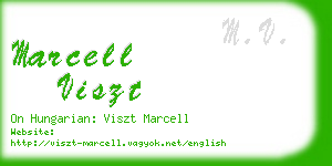 marcell viszt business card